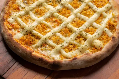 Brazilian Catupiry Pizza pizza style from Sao Paulo, Brazil