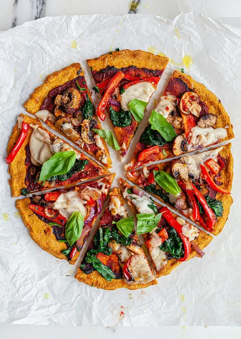 Sweet Potato Crust Pizza pizza style from Seoul, South Korea