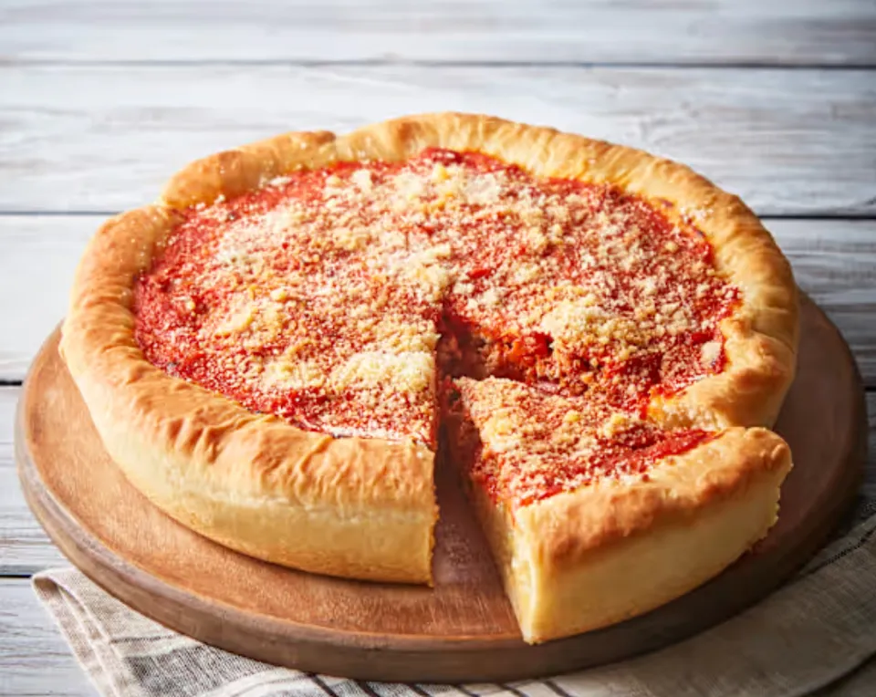 Chicago Deep Dish Pizza pizza style from Illinois, United States